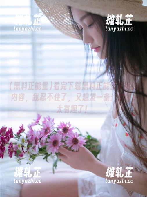 看完下载黑料正能量官网的内容，我忍不住了，又想发一条：这Me太有趣了！